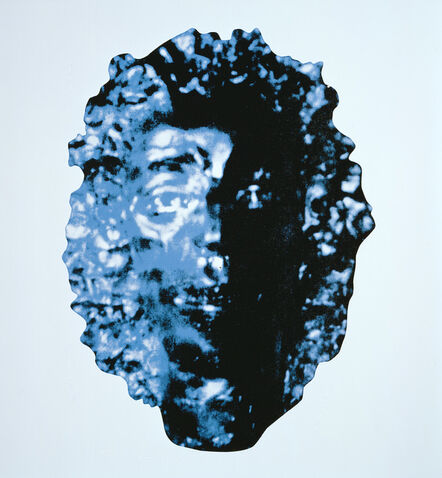 George Condo, ‘Blue Waternymph Medallion’, 2002
