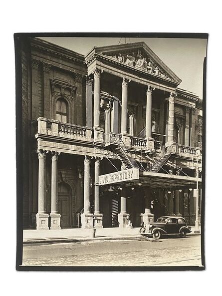 Berenice Abbott, ‘Civic Repertory Theater, 105 West 14th Street, Manhattan, July 2’, 1936