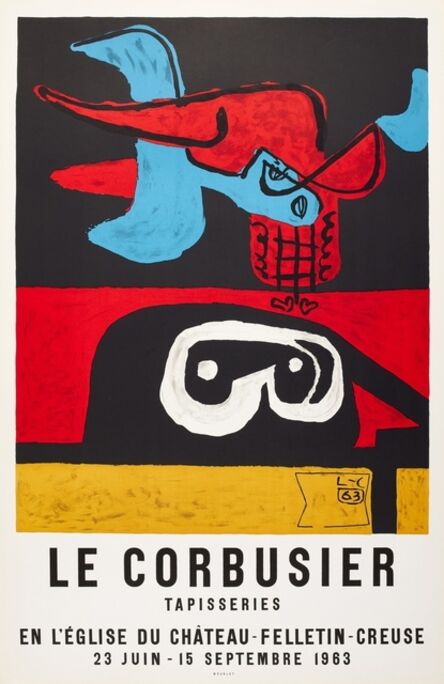 Le Corbusier, ‘Affiche pour la Tapisseries’, 1963