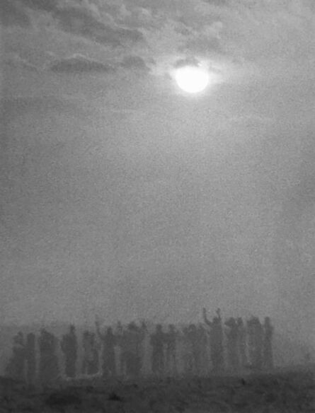 Chester Higgins, Jr., ‘Sunrise prayer on Osu Beach, Accra, Ghana’, 1973