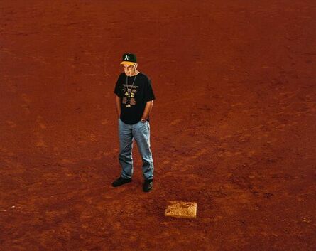 Taryn Simon, ‘Ron Williamson. Baseball field, Norman, Oklahoma’, 2004