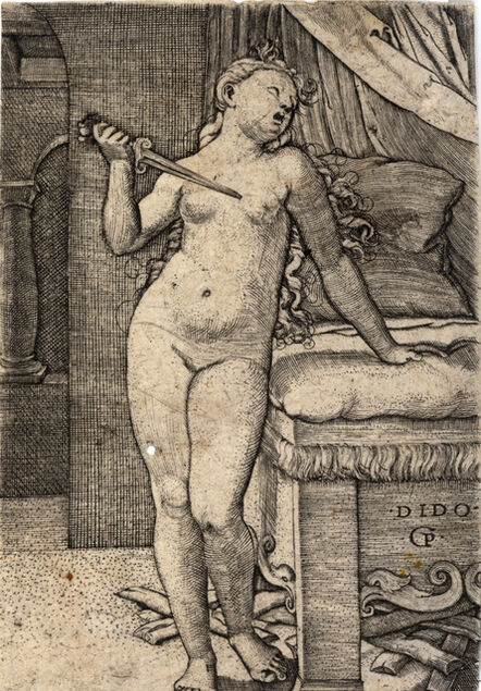 Georg Pencz, ‘Dido Committing Suicide’, ca. 1500