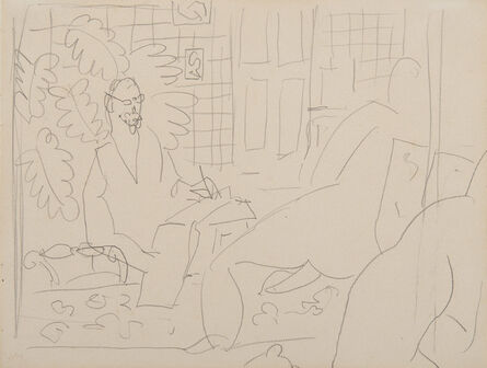 Henri Matisse, ‘Le peintre et son modèle’, 1937