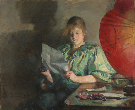 Harriet Backer, ‘Evening, Interior’, 1890