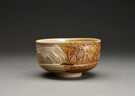Miraku Kamei XV, ‘Tea bowl (chawan), Old Takatori style with kakewake’, N/A