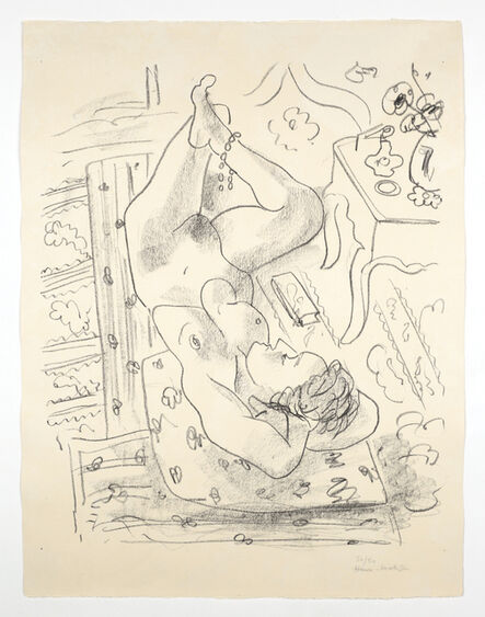 Henri Matisse, ‘Nu renversé près d'une table Louis XV’, 1929