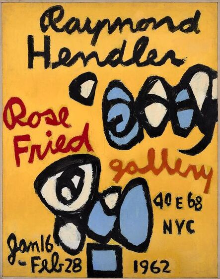Raymond Hendler, ‘Untitled (Rose Fried Gallery)’, 1962