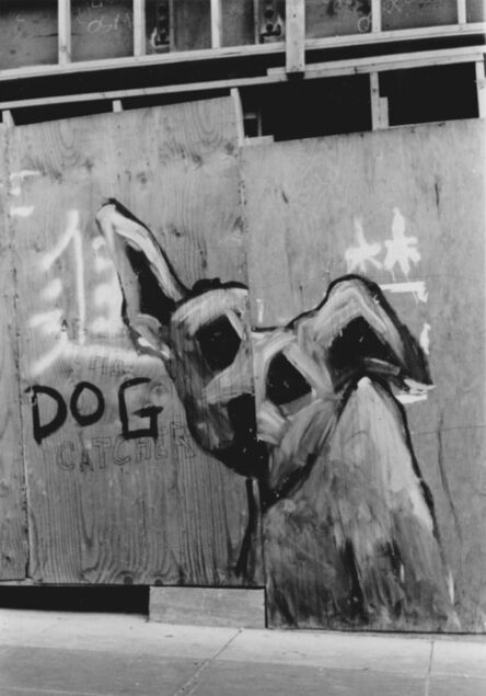 Arabella Colton, ‘Split Wall Dog, Dog, Grant Ave, San Francisco 1992’, 1992