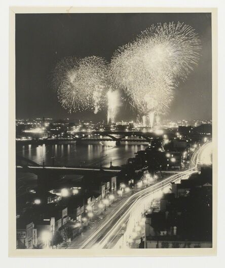 Gen Otsuka 大束 元, ‘Title unknown (fireworks)’, 1951
