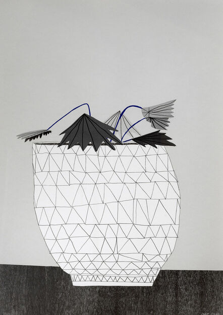Jonas Wood, ‘Untitled (Pot with Plant)’, 2009