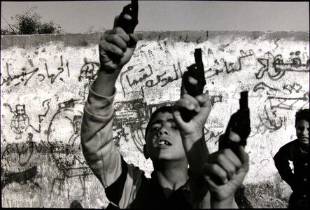 Larry Towell, ‘Gaza City, Gaza [boys w/ toy guns]’, 1993