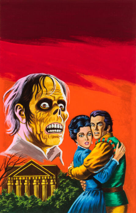 ‘Untitled (Couple embracing while zombie figure looks on)’, c. 1960-75