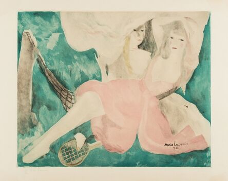 Marie Laurencin, ‘La femme au hamac (Ginestet/Pouillon 642)’, 1924-1925