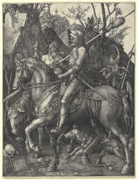 Albrecht Dürer, ‘Knight, Death and Devil’, 1513