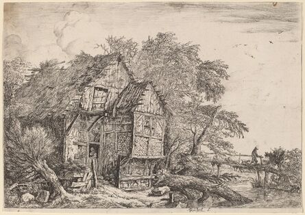 Jacob van Ruisdael, ‘The Little Bridge’, ca. 1652