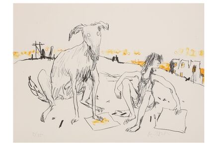 Quentin Blake, ‘Girls and dogs 3’