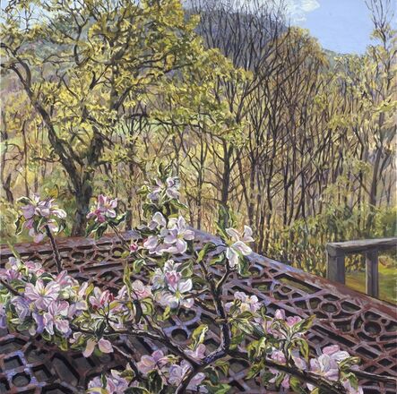 Janet Fish, ‘Apple Blossoms/Spring Trees’, 2008