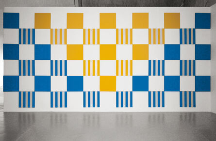 Daniel Buren, ‘Two colours Frieze for one full Wall’, 2009