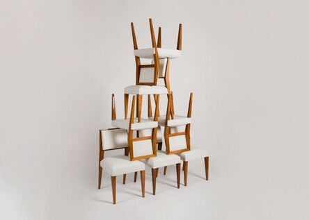 Jacques Quinet, ‘Set of Eight Dining Chairs’, ca. 1950