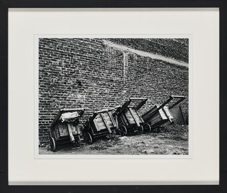 David Goldblatt, ‘The carts of the paper-and-bottle pickers, Doornfontein, April 1974’, 1974