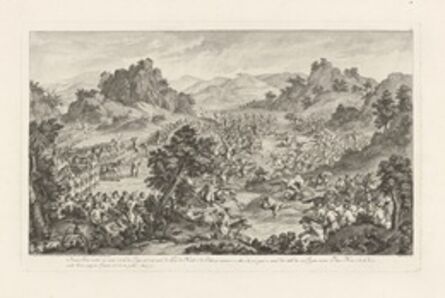 Isidore-Stanislaus-Henri Helman, ‘Amour-sana marchant avec s‚curit‚ … la tˆte des Troupes... (plate VII)’, 1783