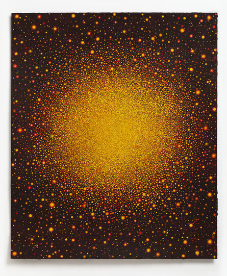 Karen Arm, ‘Untitled (Yellow Red Sun on Black Red) ’, 2014