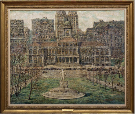 Ernest Lawson, ‘New York City Hall’, 1935