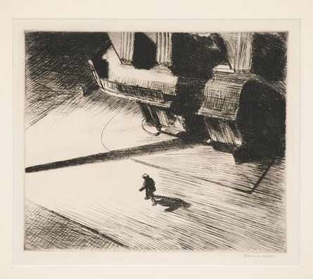 Edward Hopper, ‘Night Shadows from Six American Etchings’, 1921
