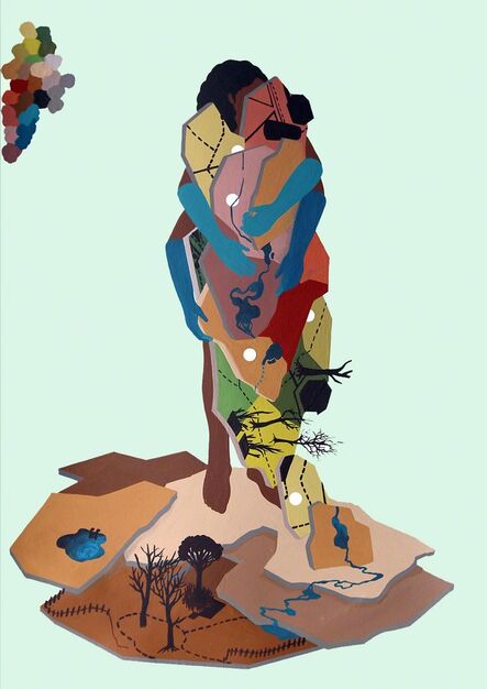 Otobong Nkanga, ‘The embrace’, 2014