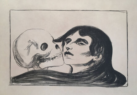 Edvard Munch, ‘Todeskuss (The Kiss of Death)’, 1899