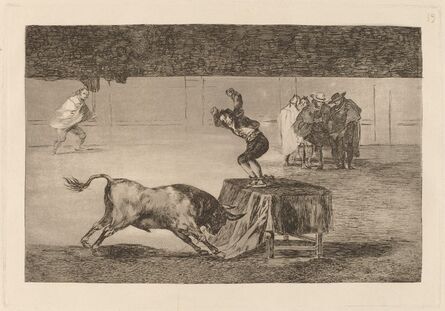 Francisco de Goya, ‘Otra locura suya en la misma plaza (Another Madness of His in the Same Ring)’, in or before 1816