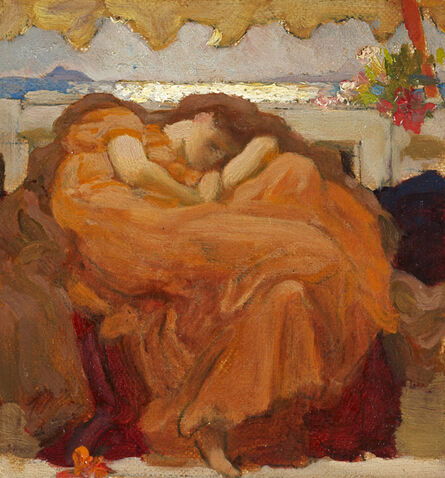 Frederic Leighton, ‘Sketch for “Flaming June”’, 1894-1895