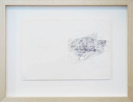 Joseph Beuys, ‘Zeichnungen zu 'Codices Madrid‘ von Leonardo da Vinci: „Weg zum Moor"’, 1975