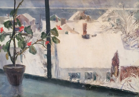 John Whorf, ‘Winter from my Studio - Provincetown’, ca. 1945