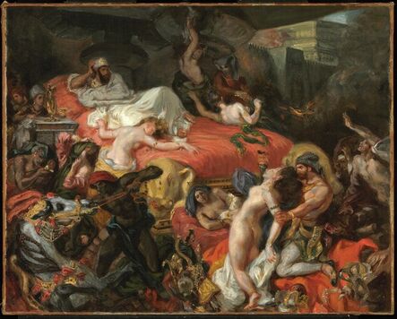 Eugène Delacroix, ‘The Death of Sardanapalus (reduced replica)’, 1846