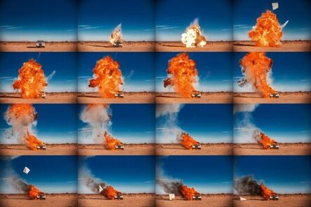 Tyler Shields, ‘Rolls Royce on Fire’, 2014