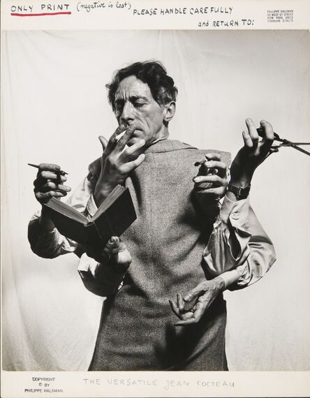 Philippe Halsman, ‘The Versatile Jean Cocteau’, 1949
