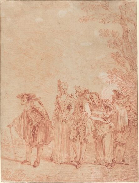 Jean-Antoine Watteau, ‘The Wedding Procession’, ca. 1712