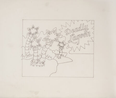 Ed Flood, ‘Sketch (Deadly Lagoon)’, 1969