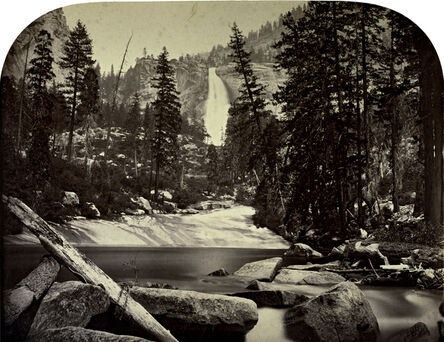 Carleton E. Watkins, ‘Yo-wi-ye or Nevada Falls’, 1861