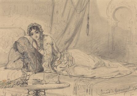 Edouard de Beaumont, ‘"Oriental" Reclining Female’, 1844