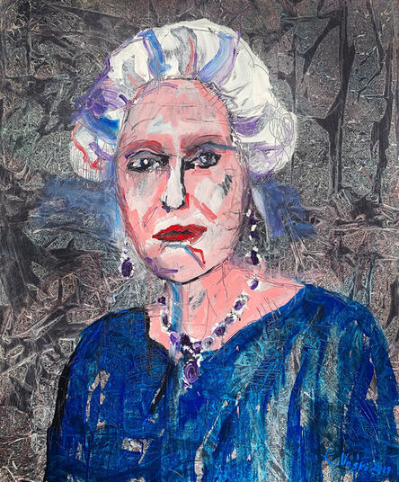 krzysztof Wasko, ‘Portrait of Queen Elizabeth’, 2019