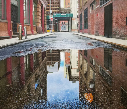 Richard Combes, ‘Autumn Reflections Staple Street Manhattan’, 2021
