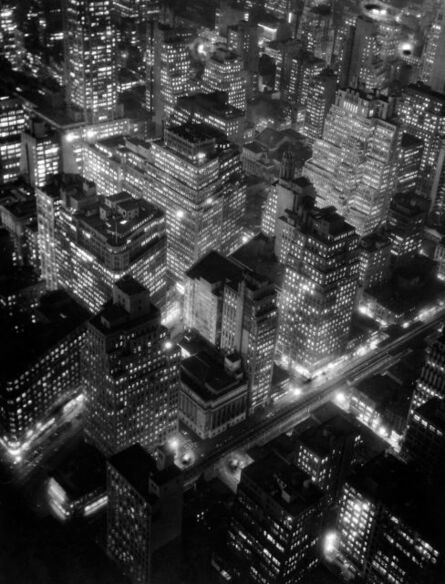 Berenice Abbott, ‘Night View, New York’, 1932