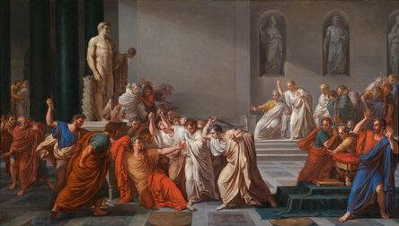 Vicenzo Camuccini, ‘Death of Julius Caesar ’, ca. 1825