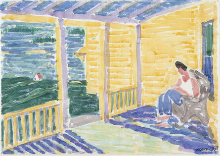 Stephen Pace, ‘Pam on Porch’, 1973