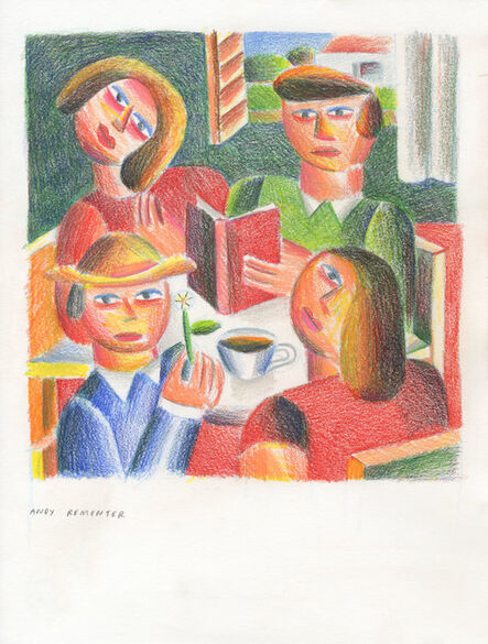 Andy Rementer, ‘ Book Club’, 2020