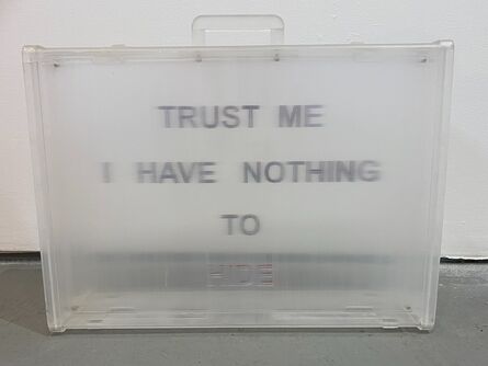 Davis Birks, ‘Trust Me; I have nothing to Hide’, 2010