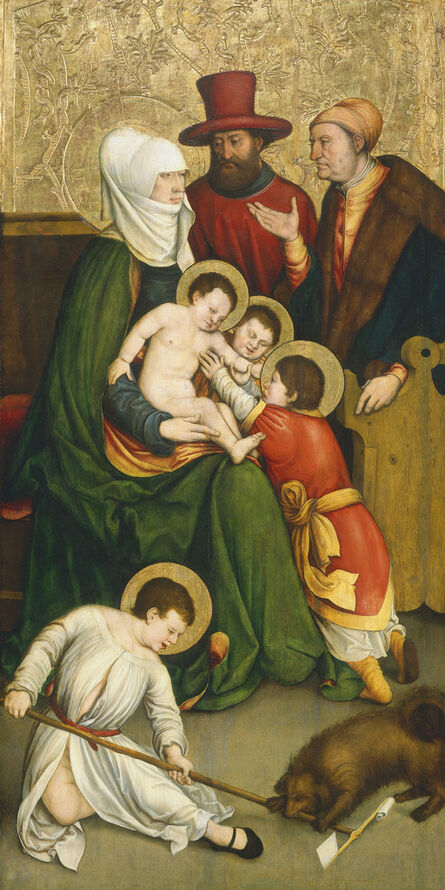 Bernhard Strigel, ‘Saint Mary Cleophas and Her Family’, ca. 1520/1528