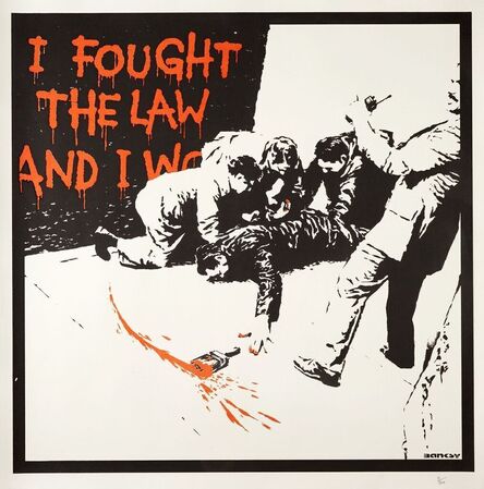 Banksy, ‘I Fought The Law (Unsigned)’, 2004
